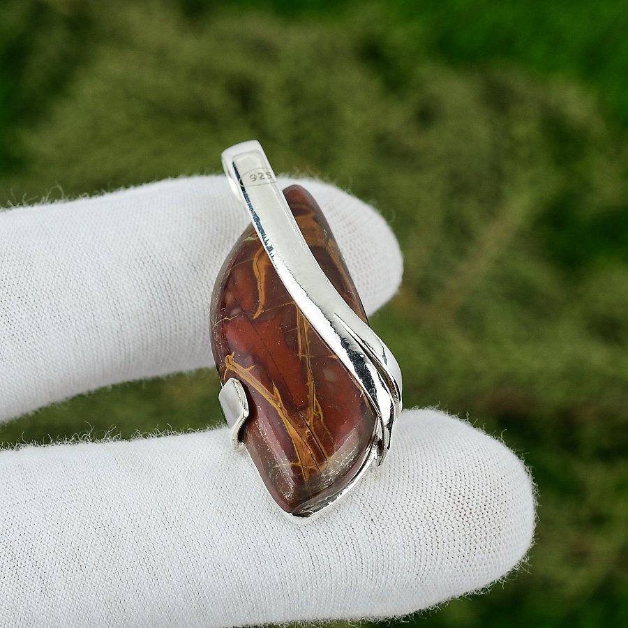 

Marquise Noreena Jasper Stone 925 Sterling Silver Anniversary Pendant Jewelry