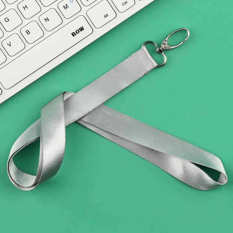 50Pcs  Wide Lanyard Personal Printing Thick Neck Rope Keychain With Logo Name For ID Card Hot Print Landyard 2*45cm