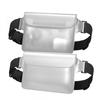Waterproof PVC Waist Pouch Swimming Hiking Cycling Outdoor Sports Phone Dry Bag With Elastic Belt