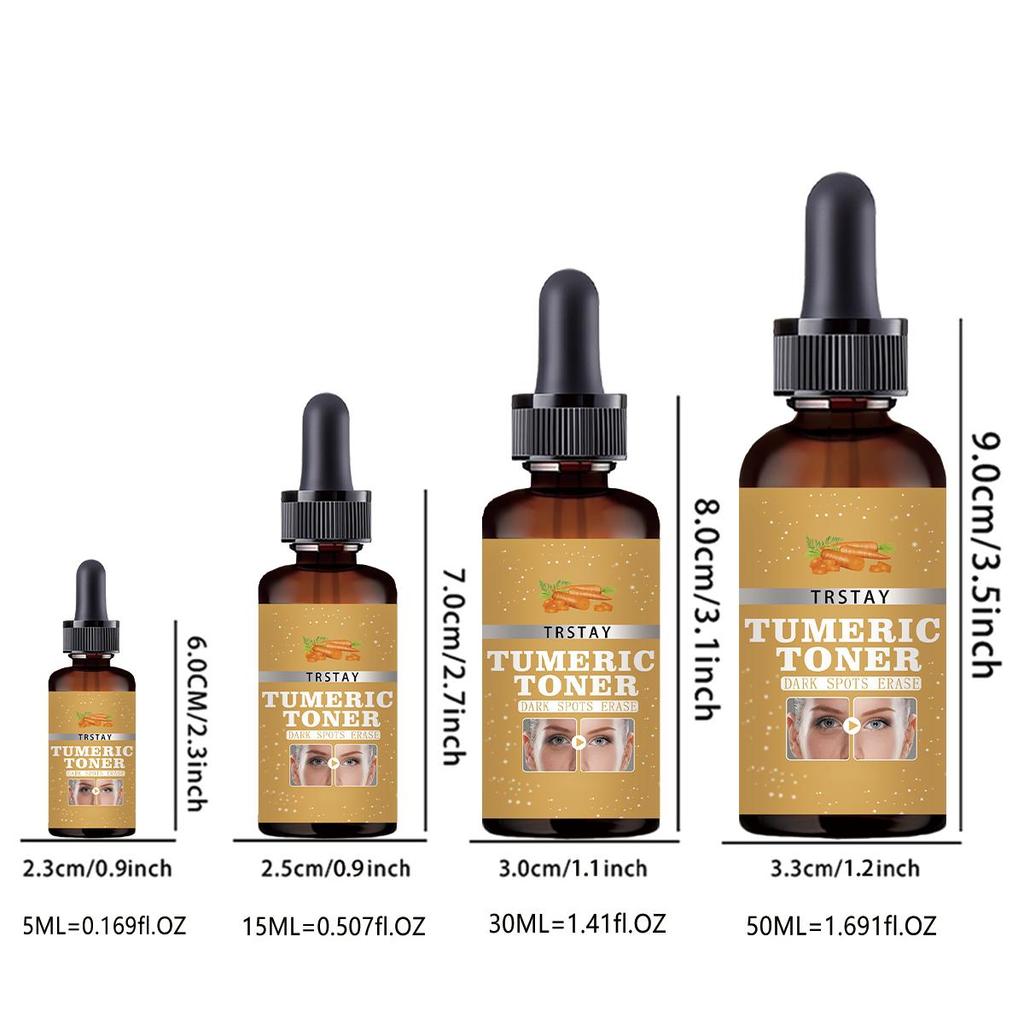 Turmeric Oil Deep Moisture Serums Brighten Fade Dark Spot Removal Pigment Melanin Correcting Beauty Face Skin Care