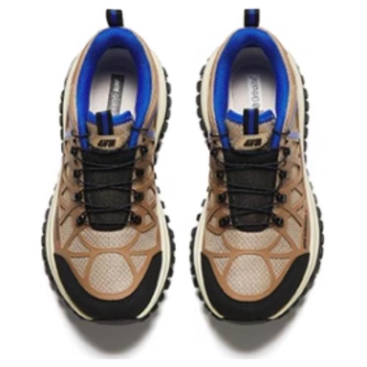 Anta Comfortable Versatile Shock Absorbing Non-Slip Low-Top Outdoor Functional Shoes Women Shoes Brown Black 122426621A-3