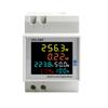 6IN1 Din Rail AC Monitor 110V 220V 380V 100A Voltage Current Power Factor Active KWH Electric Energy Frequency Meter