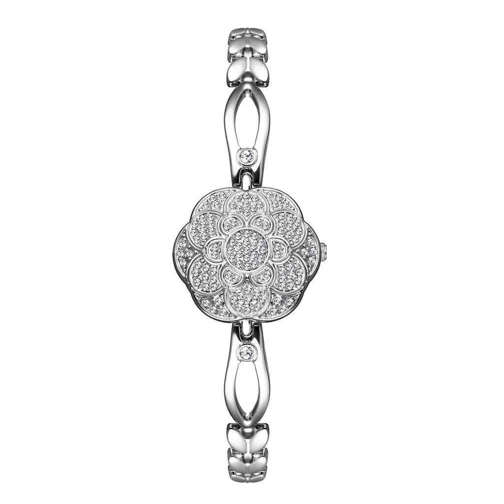 Ladies Watch Light Luxury Brand Flip Gold Camellia Bracelet Watches Temperament Waterproof Women Fashion Quartz Wristwatches