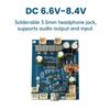 Bluetooth Amplifier Board 2x25W Output High Low Frequency Adjustable Power Amplifier Module DC 6.6V-8.4V With Type-C Charging