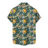 Summer Hawaiian Style Multi-color Printed Cardigan Men's Short Sleeved Shirts