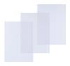 Pack petites fournitures pavo - 8032327 - boite de 100 couvertures de reliure en polypro mat 300 microns a4, non transparente