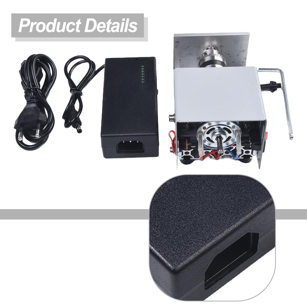 None Lathe Beads Machine Lathe Beads Machine 110V-220V 5000-10000 Rpm Dustproof Glass Cover With 7 Levels Of Power Adapter