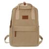 Simple Backpack, New Solid Color Literary and Artistic Style, Light Backpack for College Students To Commute To Class