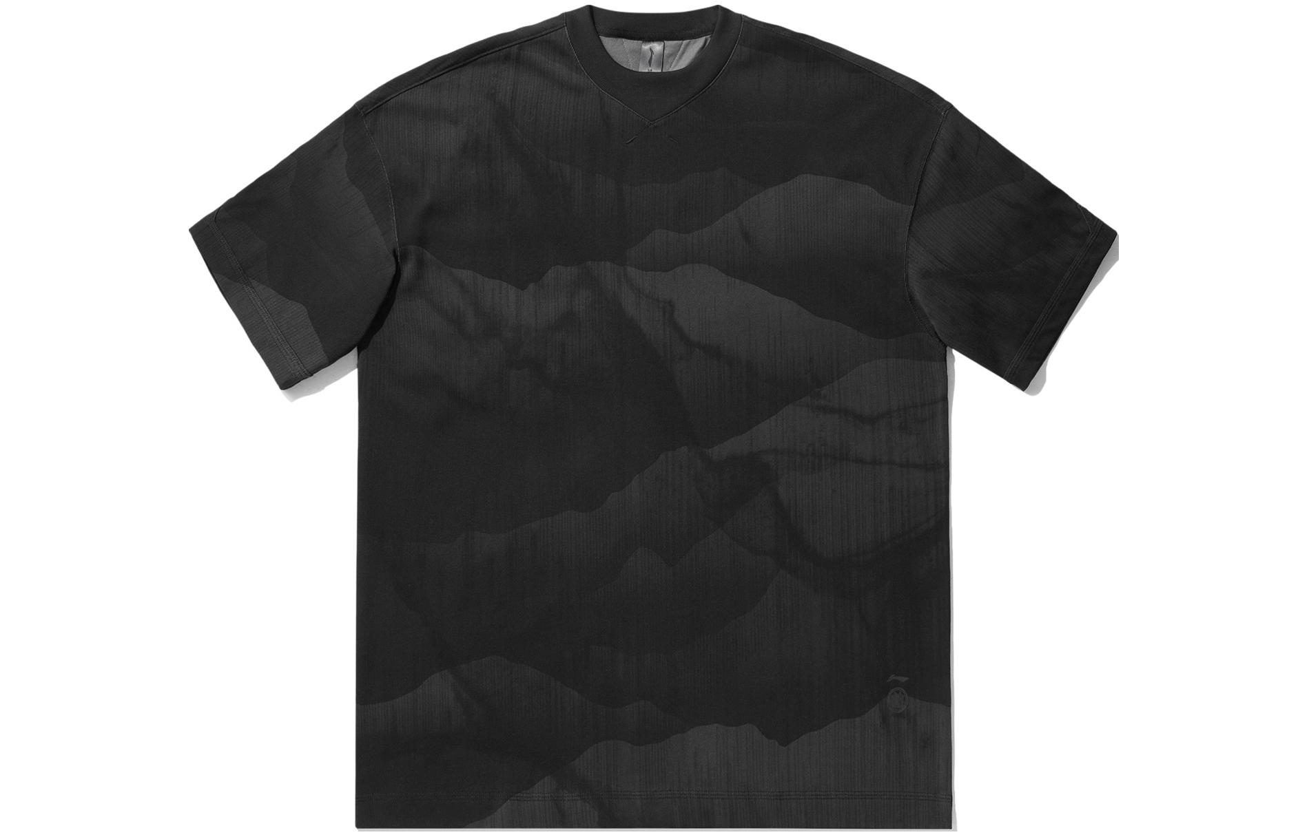 Li Ning x CHENGLONG,LIANMINGKUAN T Shirt Men s Black AHSU185-1 L