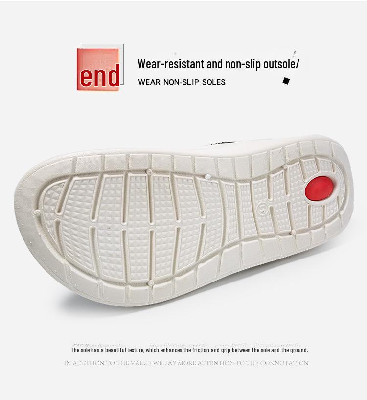 Men's Summer Non-Slip Breathable Hole Shoes: Soft-Soled Double-Use Sports Beach Sandals