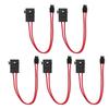 5Pcs Car Fuse Holder Connector Mini Heavy Duty Wire Extension for Vehicle ATM 20A 16AWG with 5 Fuses