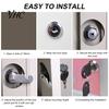 Wide Application Cam Lock File Cabinet Rust Resistant Easy To Install Sturdy Simple Operation Anti-theft Zinc Alloy Single-opening Home Supply
