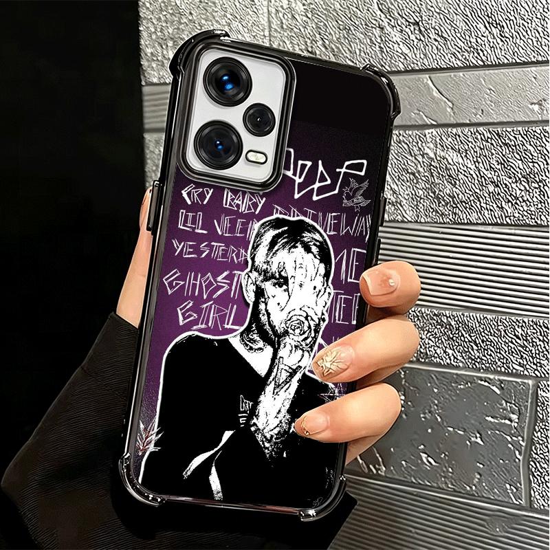 Lil Peep Hellboy Love Plating Phone Case For Xiaomi Redmi Note 14 15 Pro Plus 13 12 11 11S 11T 10 9S 9 5G Anti-Fall Airabag Cove