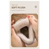 Winter Thick Soled Anti Slip Warm Cotton Shoes with Fleece Bag and Cotton Slippers for External Wear