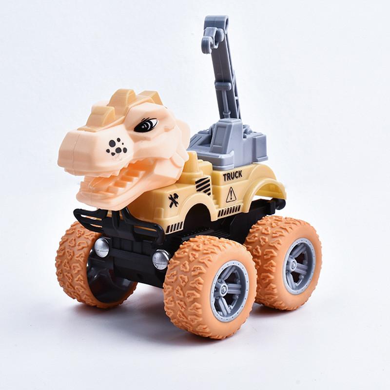Dinosaur Inertia Excavator Dump Truck Mixer Truck Tank Off Road Vehicle Toy For Toddlers