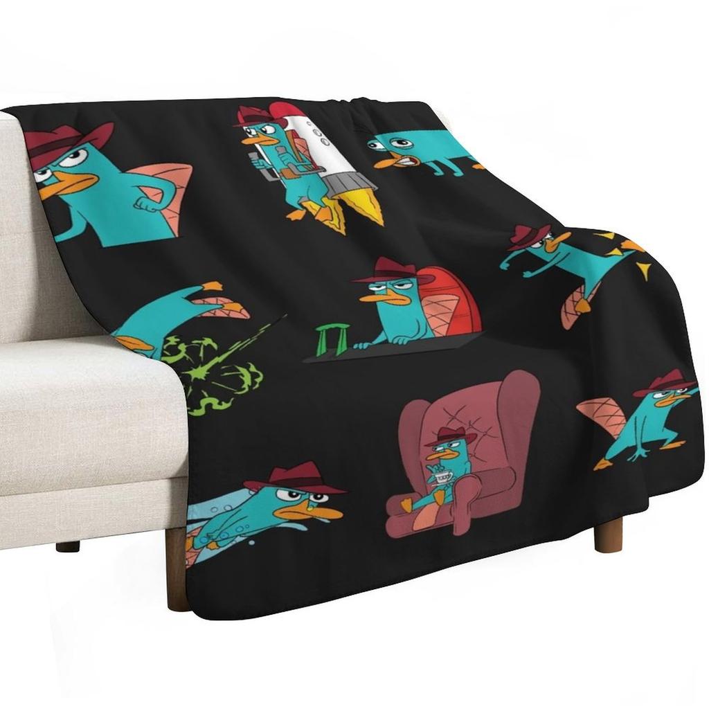 You Can Call Him Agent P Throw Blanket No Pilling Soft Warm Blanket for Bed