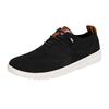 Men's Lightweight Casual Sneakers Breathable Mesh Non-Slip Wide Toe Walking Shoes Comfortable Lace-Up Flats For Daily Walks