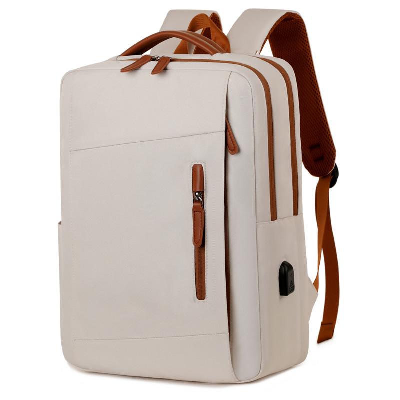 New stylish backpack, large-capacity multi-functional computer bag, simple leisure travel business travel backpack