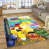 3D Cartoon S-Sesame Street Rug Carpet for Living Room Bedroom Home Decor,Floor Mat Non-slip Decoration for Sofa Doormat Kid Gift
