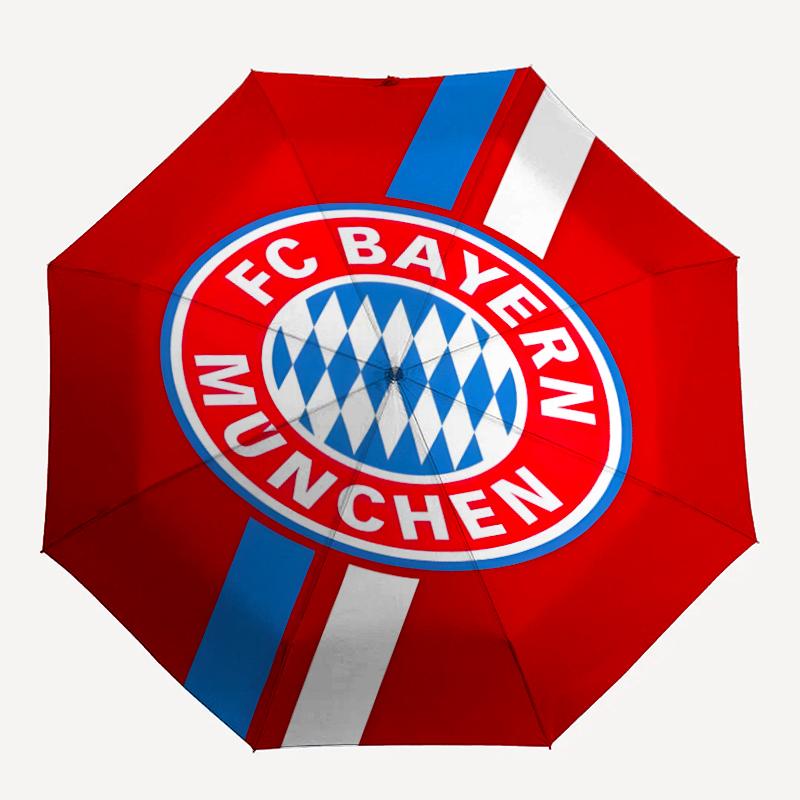 1pc B-Bayern Munich (4) Umbrella, Sun Protection, And UV Shielding. It Has Eight Sturdy Ribs for Outdoor Use And Perfect As a Holiday Gift