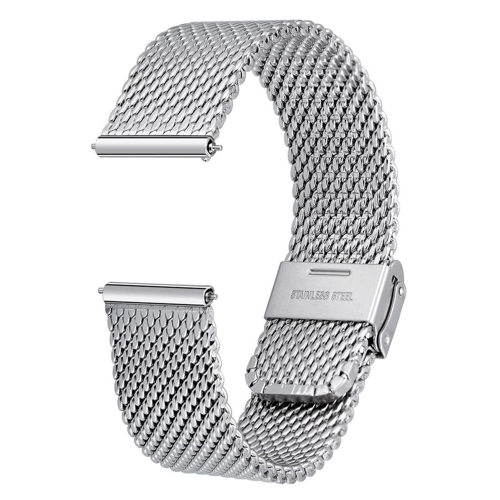 Correa de reloj Correa de reloj Correa de reloj Correa de reloj Malla de acero inoxidable fácilmente reemplazable sin herramientas [BERNY] Correa, - [20mm]