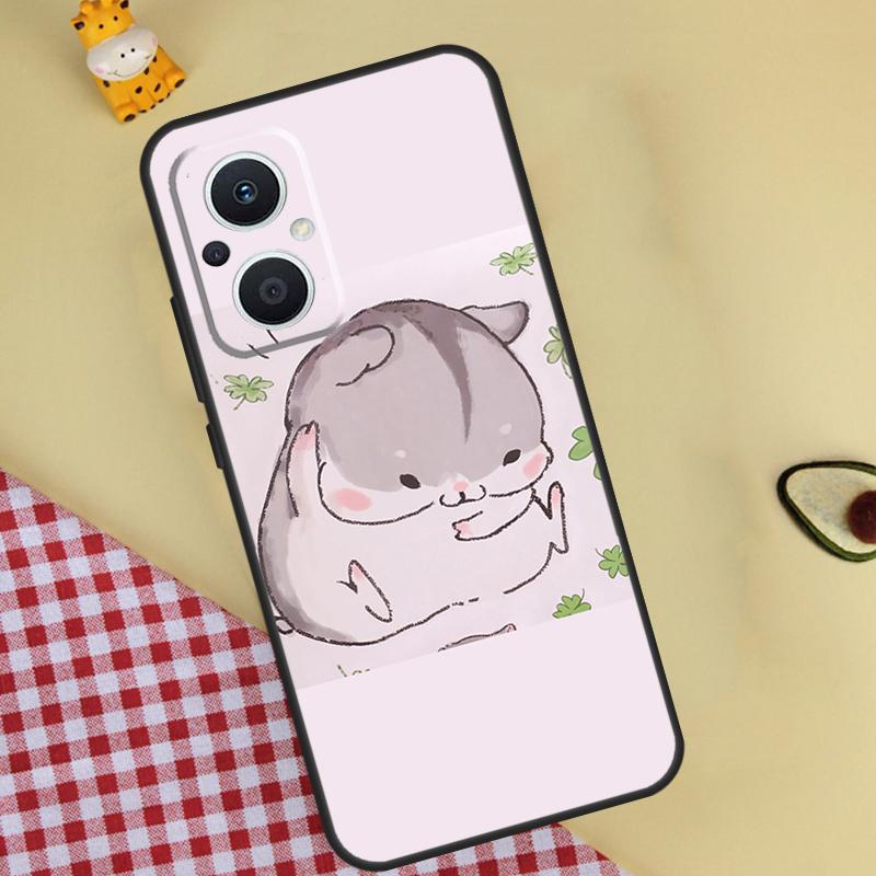 Rabbit mouse Hamster Phone Case For OPPO Reno 13 13F 12 12F 11 8T 7 8 10 Pro OPPO Find X8 Pro X6 X3 X5 Lite Cover