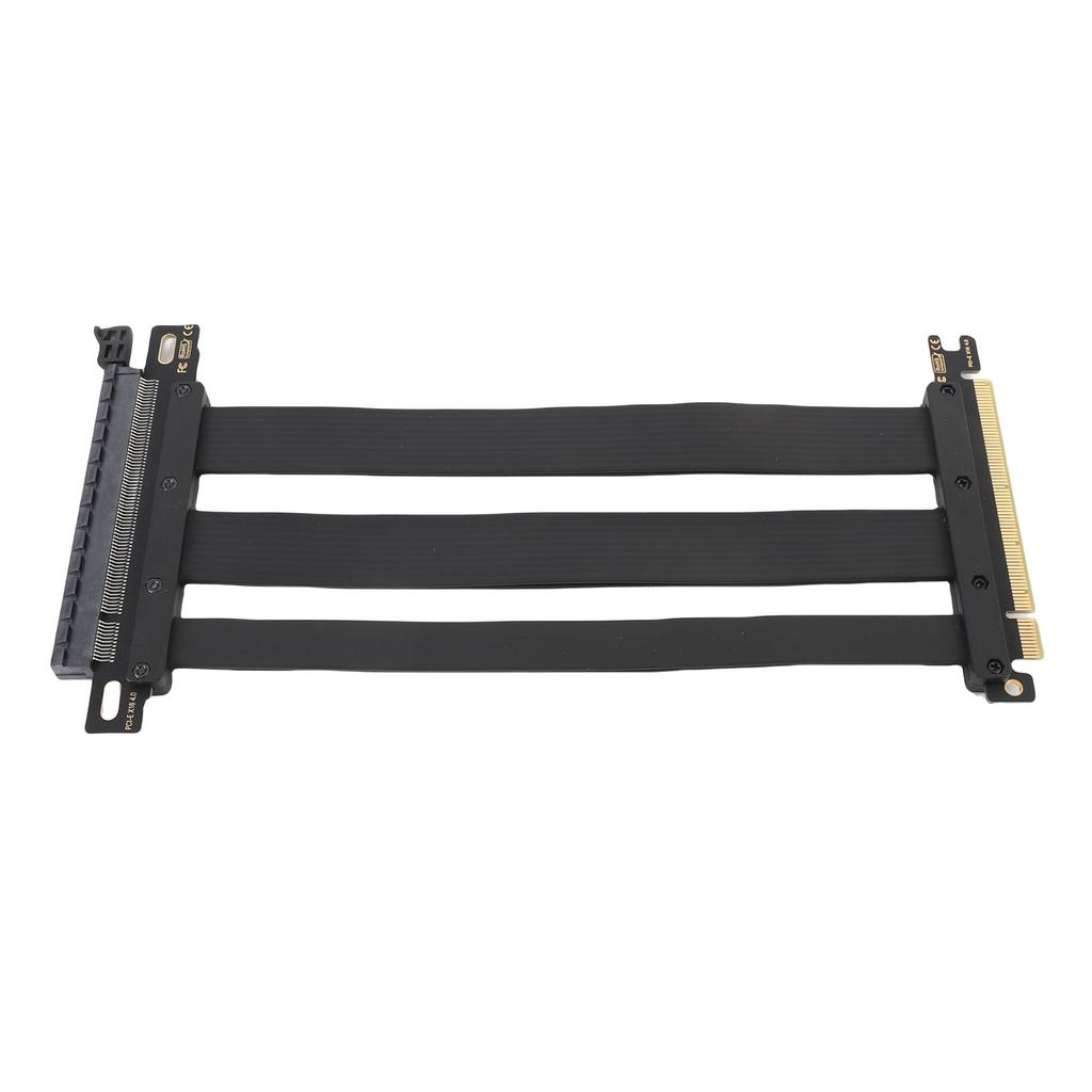 PCIE 4.0 X16 Riser Cable High Speed Flexible Extender Card Extension Port 180 Degree Adapter GPU Riser Cable for PC