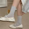 Bows-knotted Socks - Ballet Style Women's Summer Lightweight Cool Mesh Stockings - Versatile Mid-length