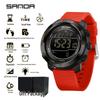 Sanda Multifunction Teen Sports Watch: Calorie Counter, Single Display, Pedometer, Waterproof.