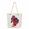 Athletic Characters Print Thick Rope Single-shoulder Beach Bag 7314