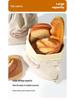 Nien Linen Beeswax Bread Bag with Detachable Inner Layer - All-Cotton, Food-Grade Drawstring Closure