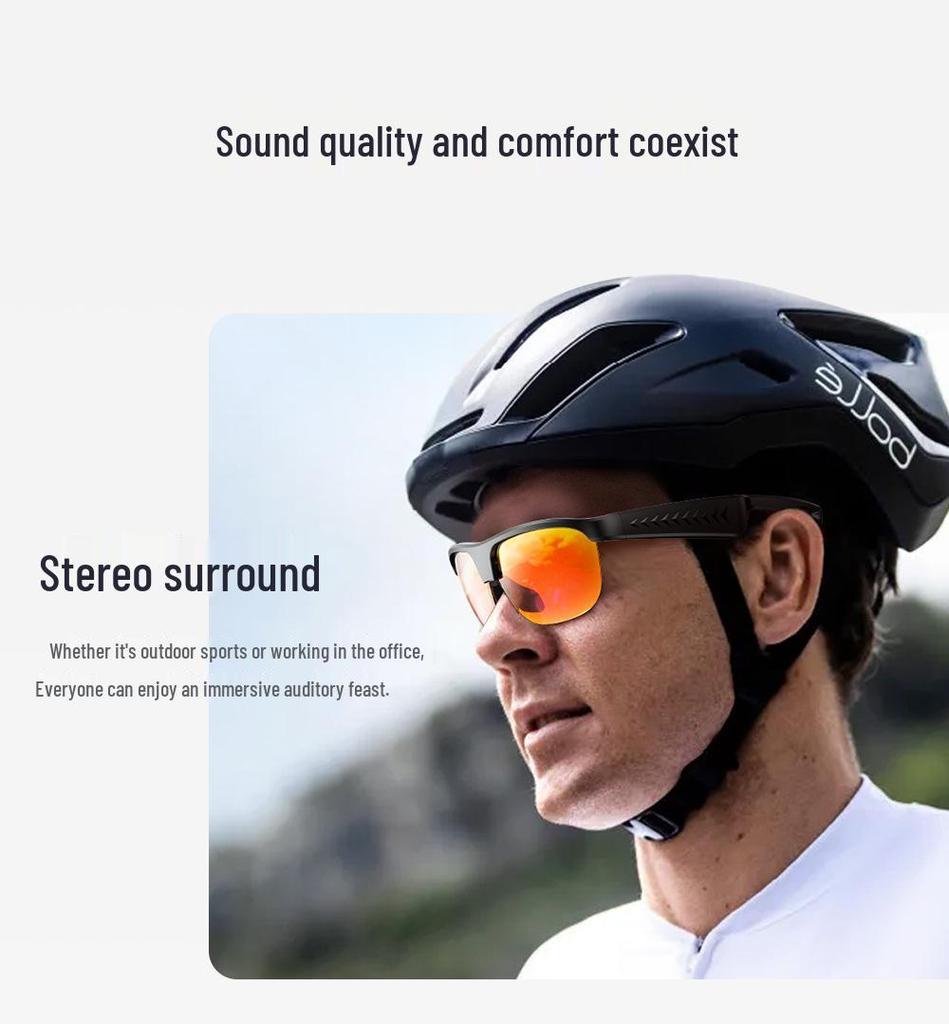 L01 Smart Audio Glasses: Bluetooth Sunglasses with Replaceable Lenses & Wireless Calling