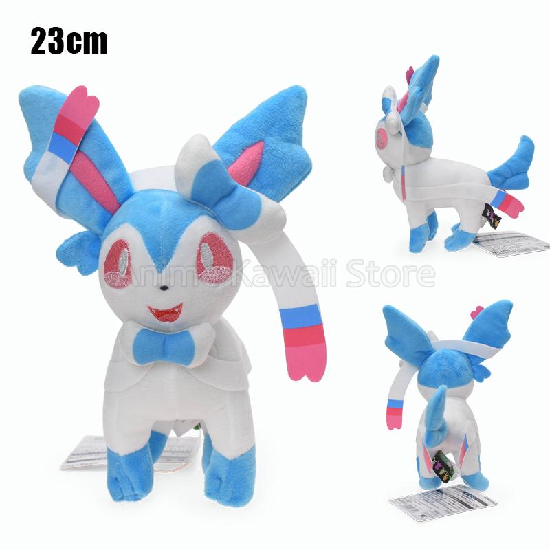 Kawaii Mimikyu Eevee Peluche Giocattolo Peluche Pokemon Evoluzione Umbreon Flareon Jolteon Glaceon Vaporeon Sylveon Espeon Bambole Peluche