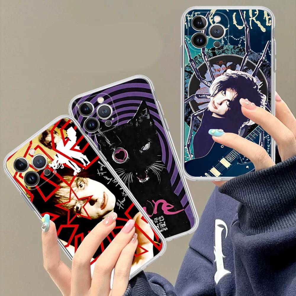 Hot Classic Rock The C-CureS Band Phone Case For IPhone 17 16 15 14 13 12 11 Pro Max Plus Soft Cover Personalized DIY
