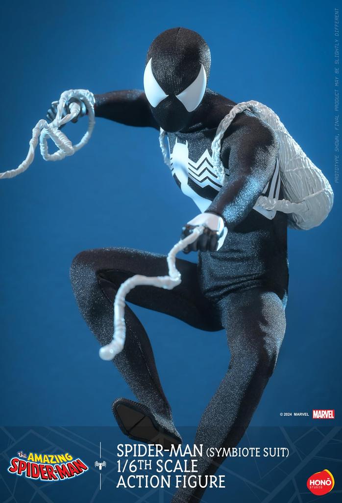 Honoo Studio Marvel Comics Scale Figure Spider-Man (Symbiote Suit) 1/6