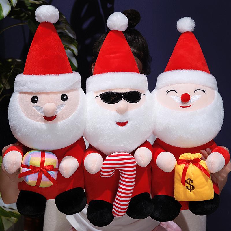 Cross-border Cute Santa Claus Plush Doll - Christmas Children's Ornament