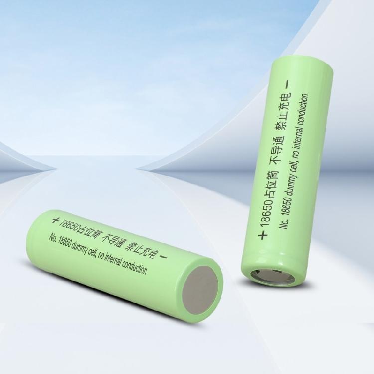 Set of 2pcs Not Rechargeable 18650 Battery Empty Placeholder Battery Setups Shell for Low Voltaged Device Modification