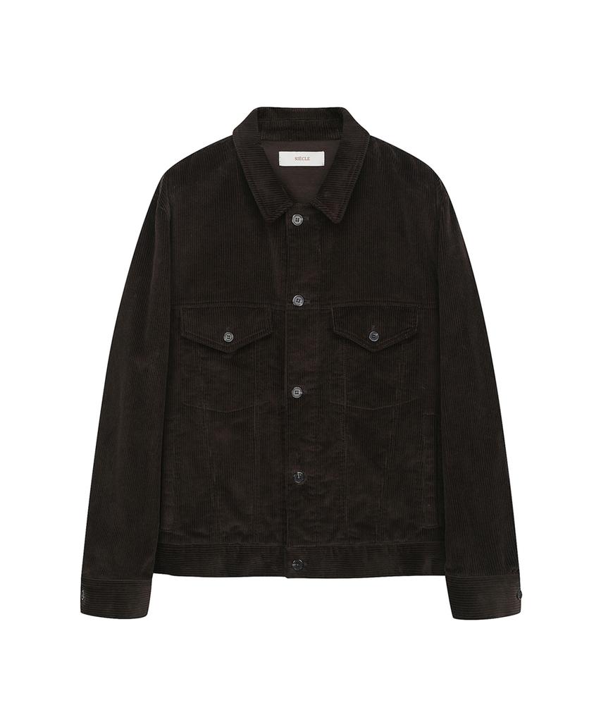 Siecle Corduroy Trucker Jacket (Brown)