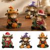 Small Decorative Figurines 3Pcs Highland Cow Figurine, Resin Yak Statues for Thanksgiving Christmas, Healing Gifts Friends Farmhouse Tabletop