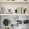 Cute Cat-Shaped Bookend, Desktop Bookshelf, Book Clip, Stationery Storage Book Stand, Home Desktop Decoration.