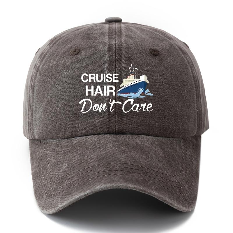 Casual style unrestrained print, adjustable hip-hop hat with curved brim, outdoor sports truck driver hat