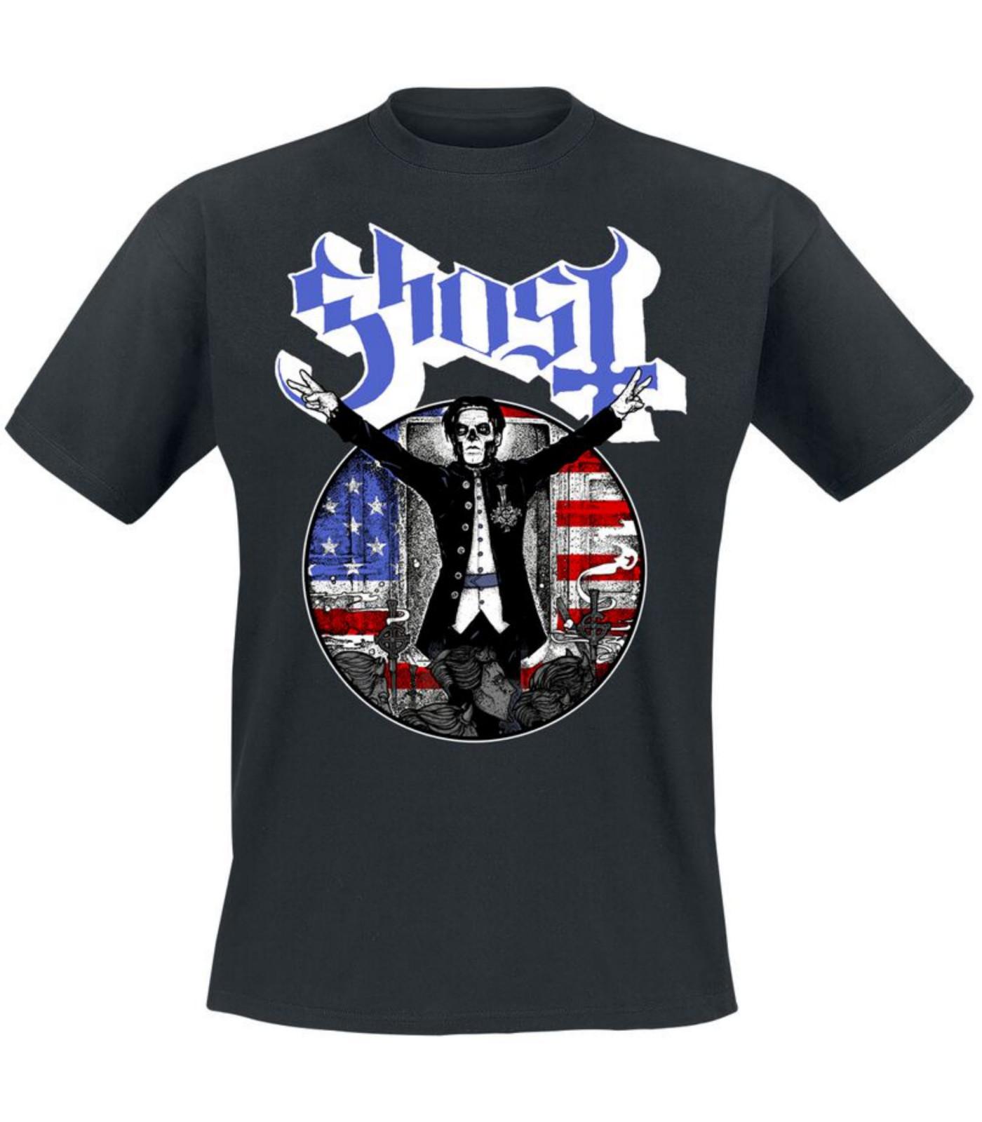 

Election T-Shirt Mens Womens Tees Top black by Ghost Men Short Sleeve Round Neck 100% Cotton 4XL