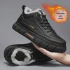 Men's Large Size Winter Mid-Top Fashion & Sport Shoes with Extra Warm Velvet