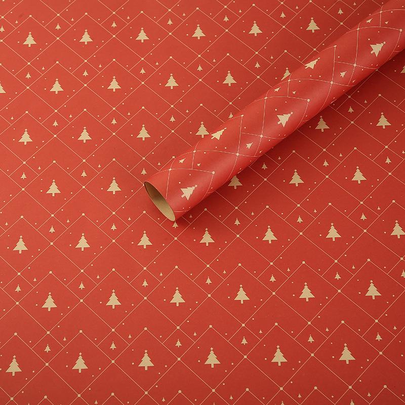 Christmas Gift Wrapping Paper, DIY Handmade Decoration Sheets for Gifts and Boxes