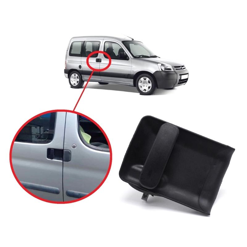 Durability Black Exterior Sliding Door Handle Right Side Replacement 9101.P8 Enhancing Security For Passenger Vehicles