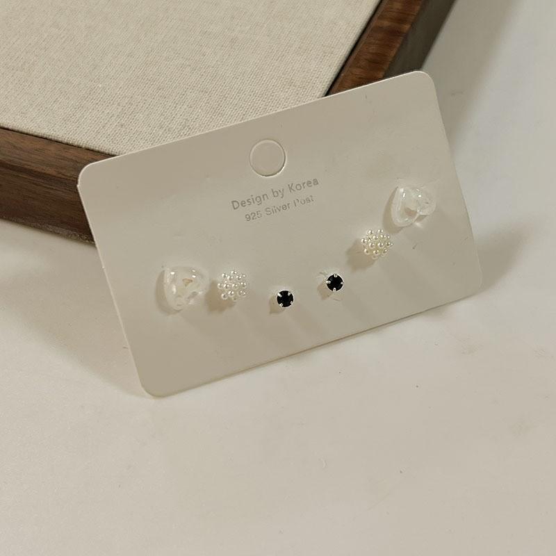 Exquisite Set, Earrings, Niche Design Earrings, Women's High-end Stud Earrings, Women's 6-piece Set