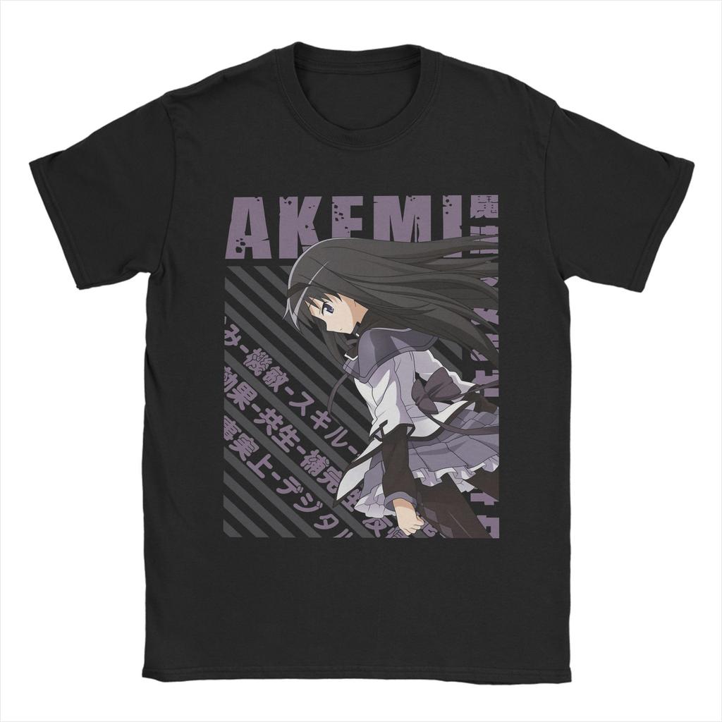 Unisex TShirt Mahou Shoujo Sayaka Miki Awesome Pure Cotton Tee Shirt Short Sleeve Madoka Magica Anime T Shirt Round Neck Clothes