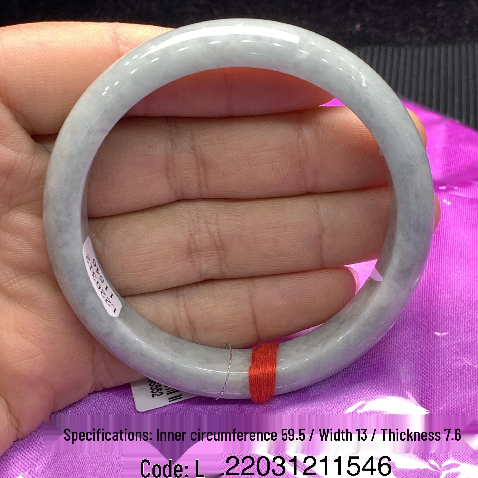 Premium A-Grade Ice Jade Bangle: Natural Yang Green Jadeite with Floating Flowers Bracelet for Women
