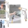 Premium Silver Plated Aluminum Alloy Water Gun For Car Washing And Gardening Needs