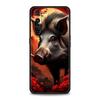 Wild Boar Case For Realme C67 C63 C55 C53 C35 C25 C21 GT 2 3 5 6 10 11 12 13 Pro Plus 5G Soft TPU Phone Cover Fundas Capas Bags